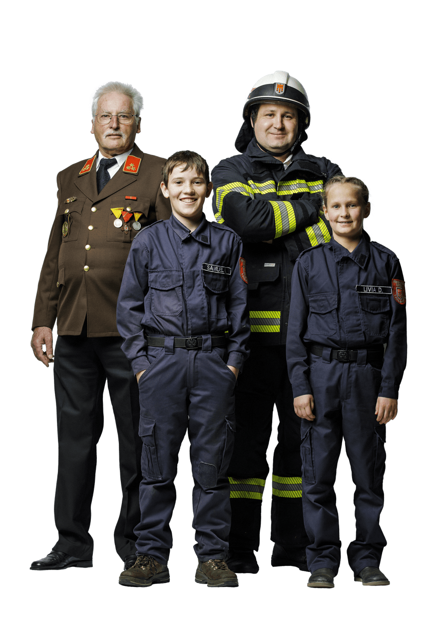 Feuerwehr jung und alt